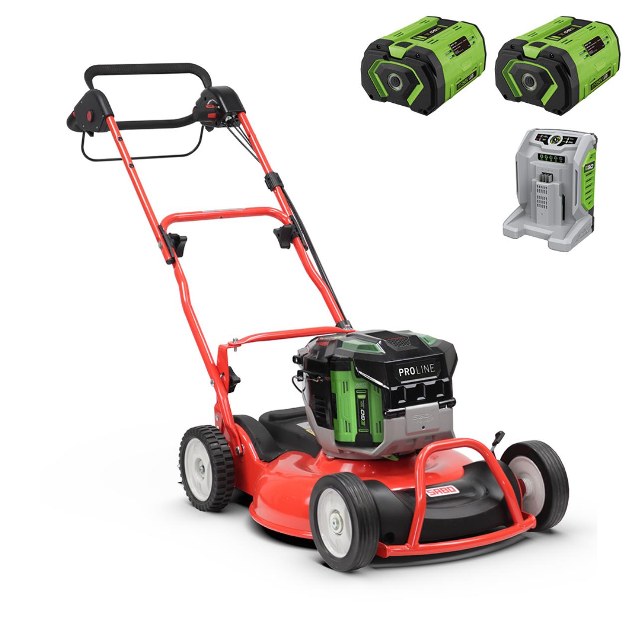Akku-Rasenmäher 53-PRO E M VARIO Set - inkl. 2x 12 Ah Akku und Schnelllader